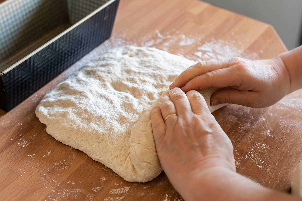 Formar el pan de molde *